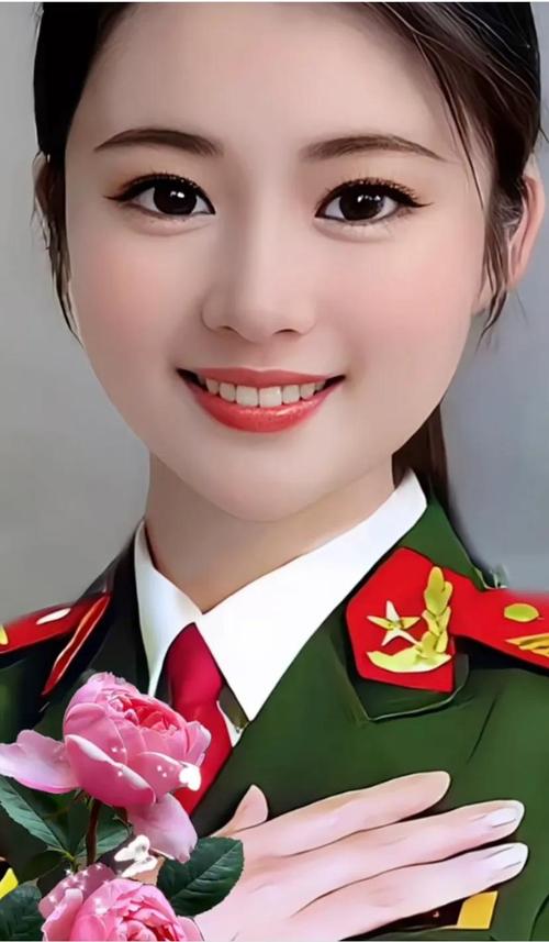 最美 女兵英姿飒爽的中国女兵,巾帼不让须眉