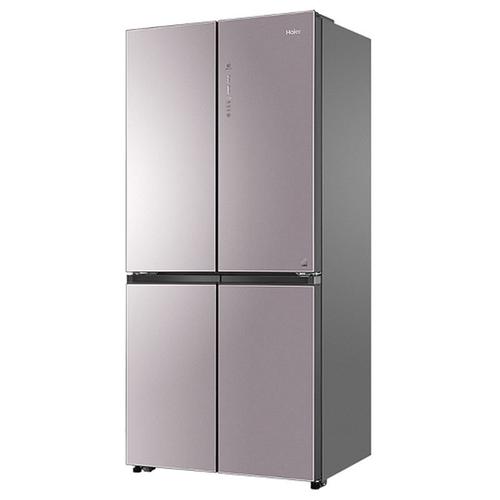 海尔haier471升十字对开门冰箱双变频超薄电冰箱钢化玻璃风冷无霜