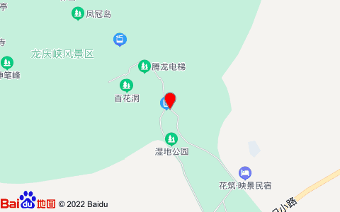 龙庆峡位置示意图
