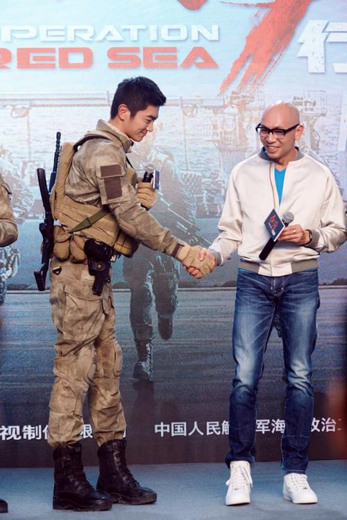 《红海行动》发布会 杜江:林超贤教会我电影的不易