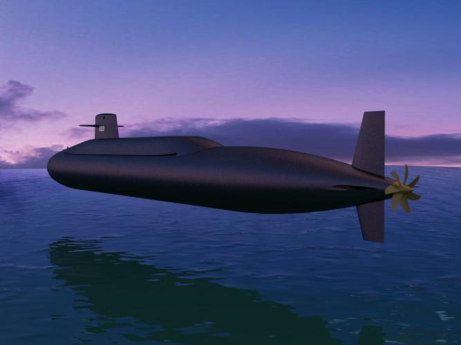 美国ssnbn633拉斐特级弹道导弹核潜艇