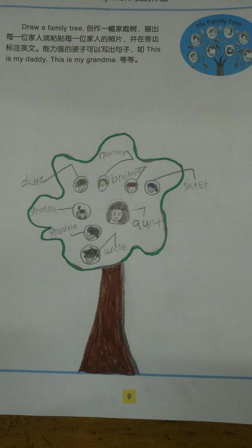 我创作的家庭树
