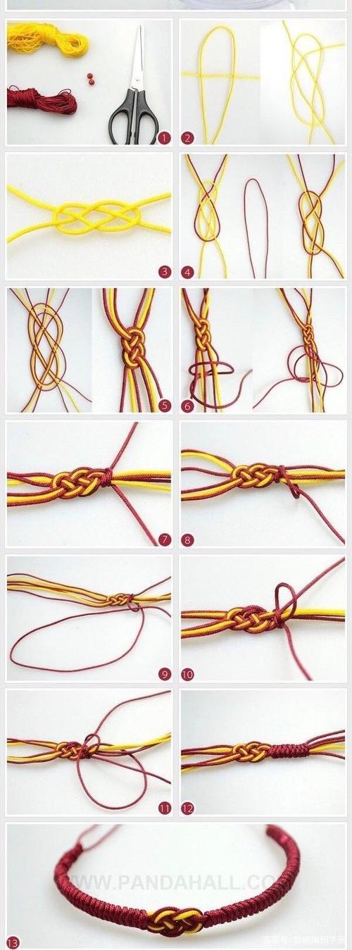 夏天来了,手链编起来,分享手链编织教程