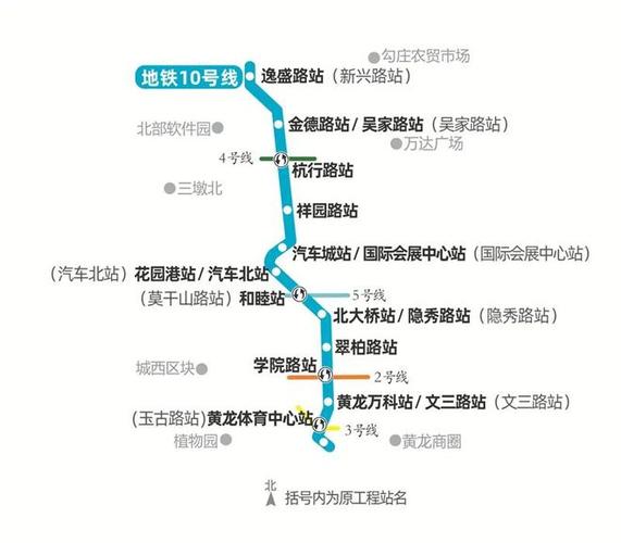 杭州地铁10号线站名定了看看你家门口是什么站