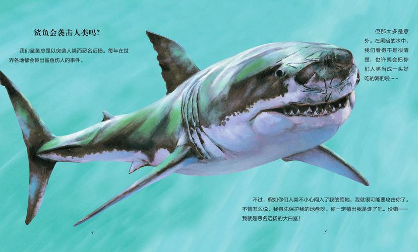 儿童绘本故事推荐《鲨鱼和魔鬼鱼》