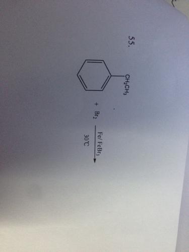 乙苯与溴的反应怎么写