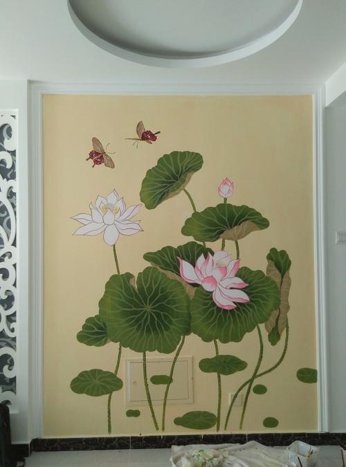 3分享前台手绘壁画91北京艺芭art手绘工作室逸居酒馆浮世绘彩绘涂鸦