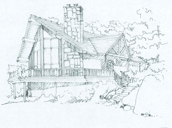 最近想学设计,谁有别墅设计手绘图可以给我参考下吗?万分感谢