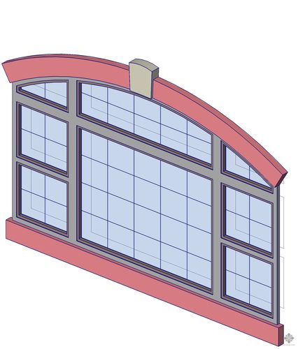 弧形欧式窗-别墅建筑案例-筑龙建筑设计论坛