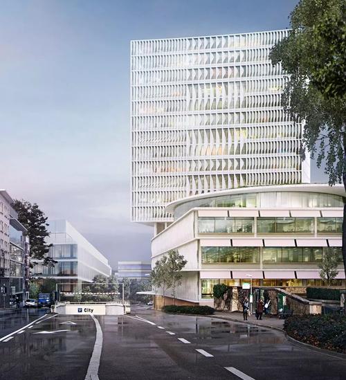 赫尔佐格和德梅隆建筑事务所近期三大新作三角形大厦也许成为巴黎未来