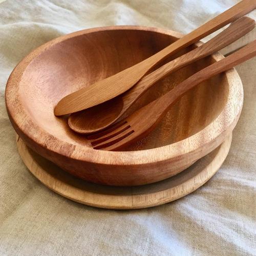 wooden dinnerware sets