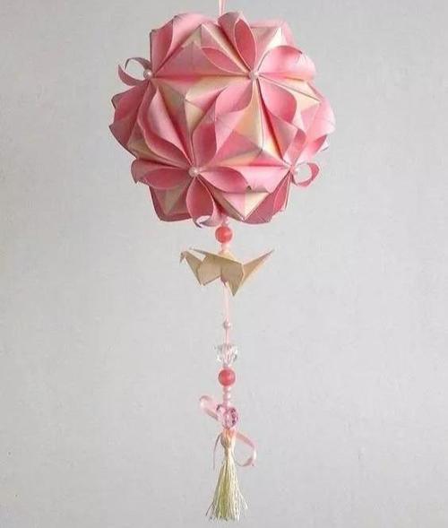 怎么做折纸花球