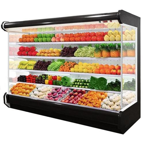 风幕柜水果保鲜柜冷藏柜商用展示柜超市饮料冷柜立式麻辣烫点菜柜