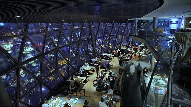 上海"老牌"空中旋转餐厅,占地1500平,可同时容纳350人
