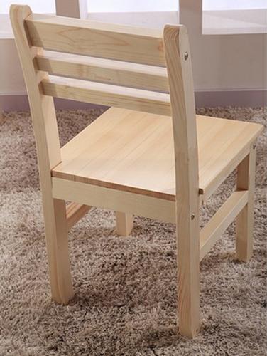 松木椅子实木靠背椅餐椅宝宝椅换鞋凳宜家居木椅实木电脑椅
