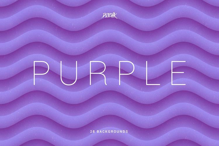 紫色抽象柔和波纹背景 purple | soft abstract wavy bgs