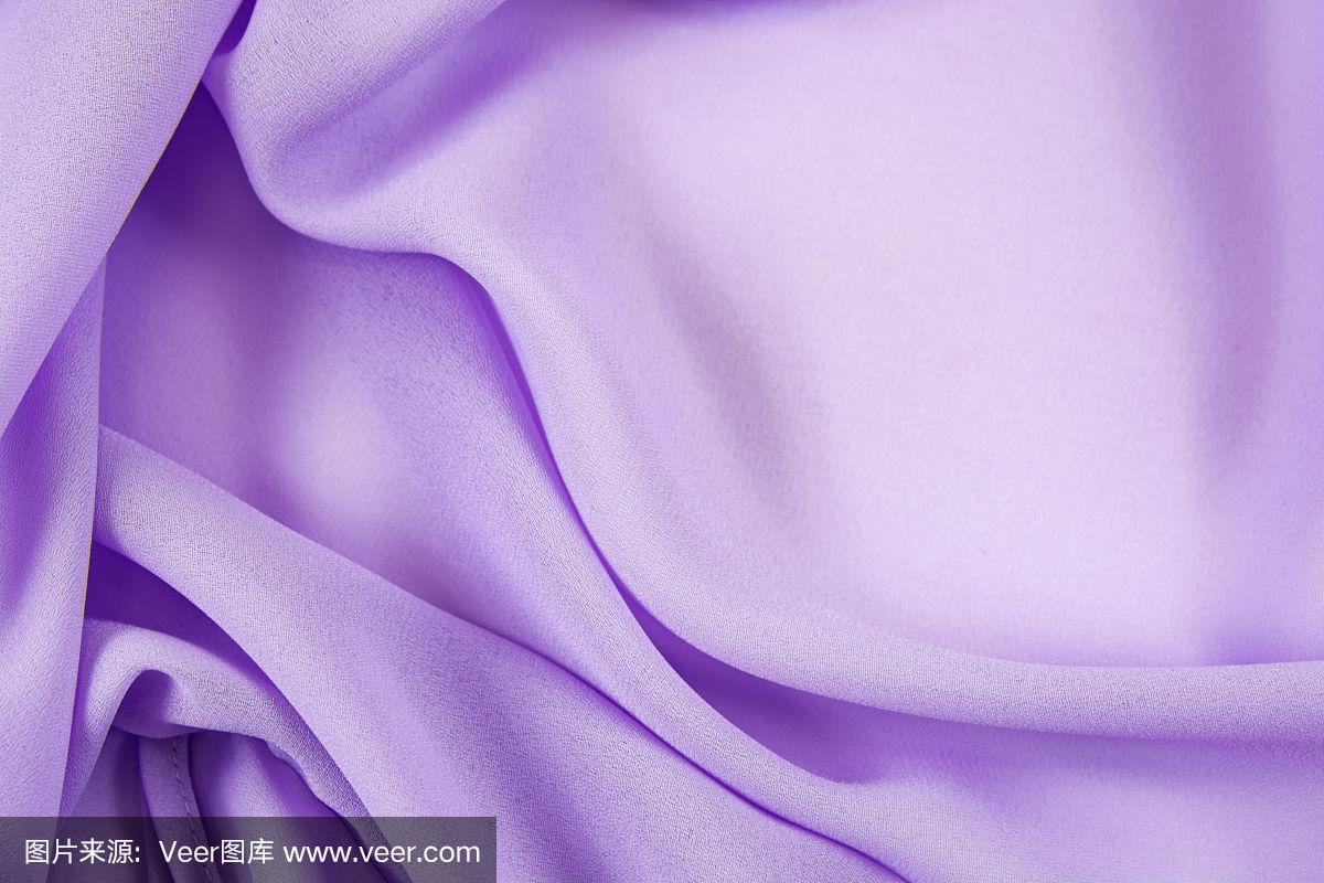 以淡紫色为背景的缎面织物的纹理