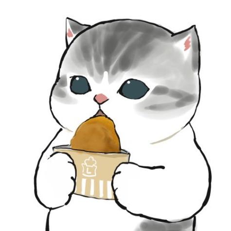 的吃货猫猫92artist:ぢゅの92twi:mofu_sand#可爱猫咪动漫头像