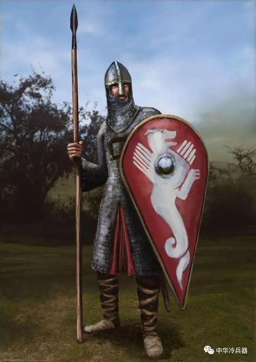 盾牌,当时阿拉伯和拜占庭士兵首次观察到诺曼十字军携带的这种盾牌