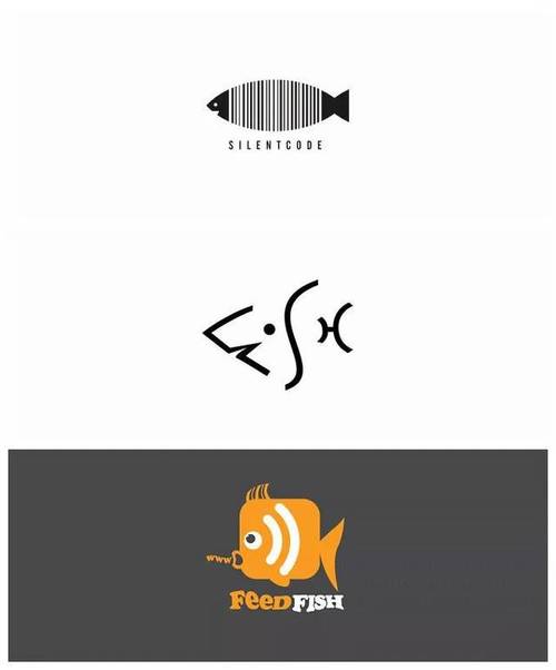 一波创意鱼logo欣赏!