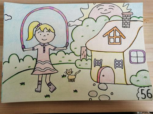 妙手绘出五彩童年——玉泉区南茶坊小学"我的阳光生活"主题绘画比赛
