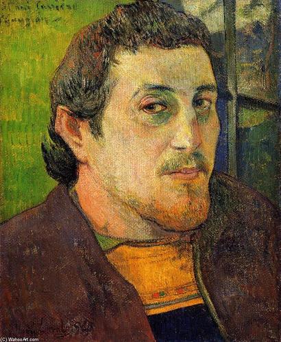 顺序 艺术再现 | 自画像在lezaven, 1888 通过 paul gauguin (1848