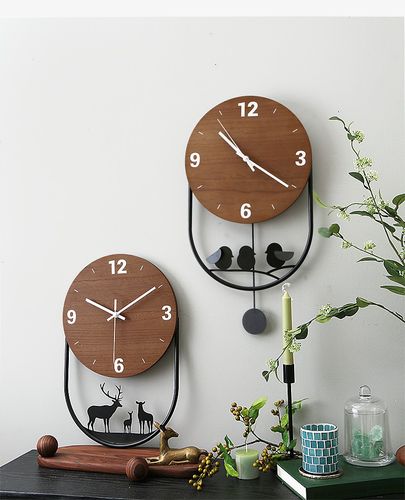 钟表挂钟客厅家用北欧现代轻奢个性创意时尚极简艺术时钟挂墙装饰