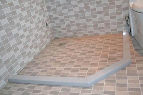 卫生间干湿分离--整体淋浴房推荐-淋浴房挡水槽图片