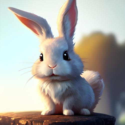 快手可爱小兔兔头像