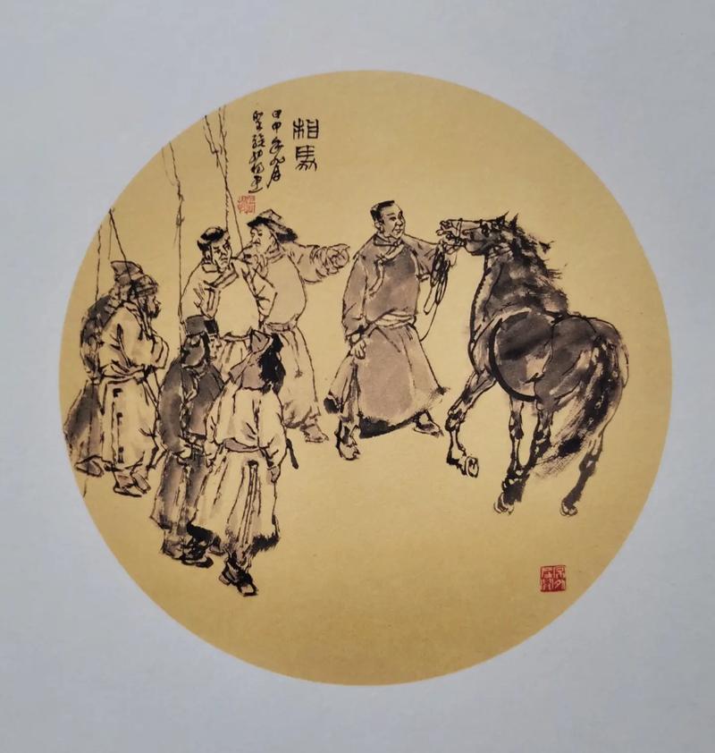 中国当代美术家张扬画马艺术欣赏(一)张扬,一九六一年生于沈阳 - 抖音