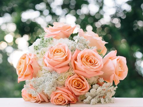 首页 鲜花 玫瑰 花束,粉红玫瑰,婚礼花 壁纸 下载 1024x768 花束,粉红