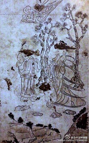 搬运昭陵燕妃墓壁画初唐时的仕女形象