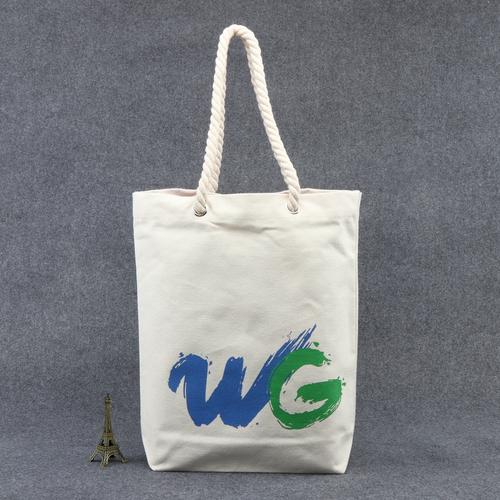 麻绳帆布袋包定制可印刷logo环保袋购物棉大容量定做手提袋子折叠