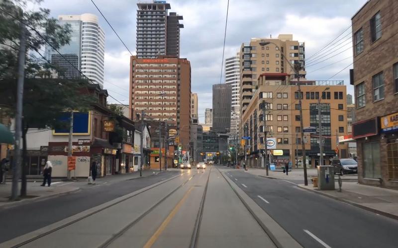 【超清加拿大】第一视角 多伦多市中心街景 part1 2016.