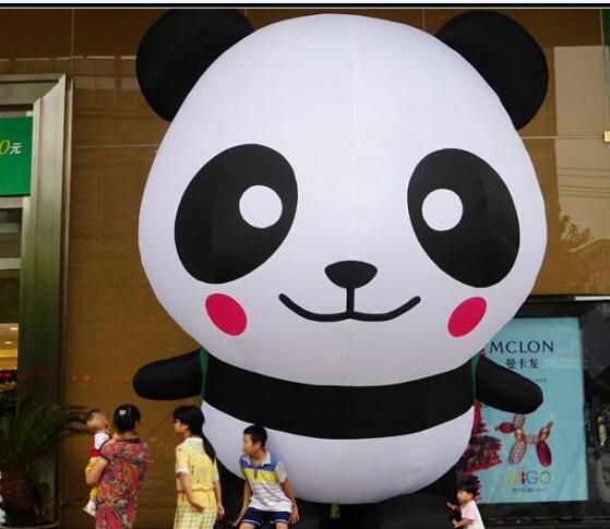 2米 3米 4米充气熊猫卡通气模 国宝拱门大熊猫 全友吉祥物 公仔