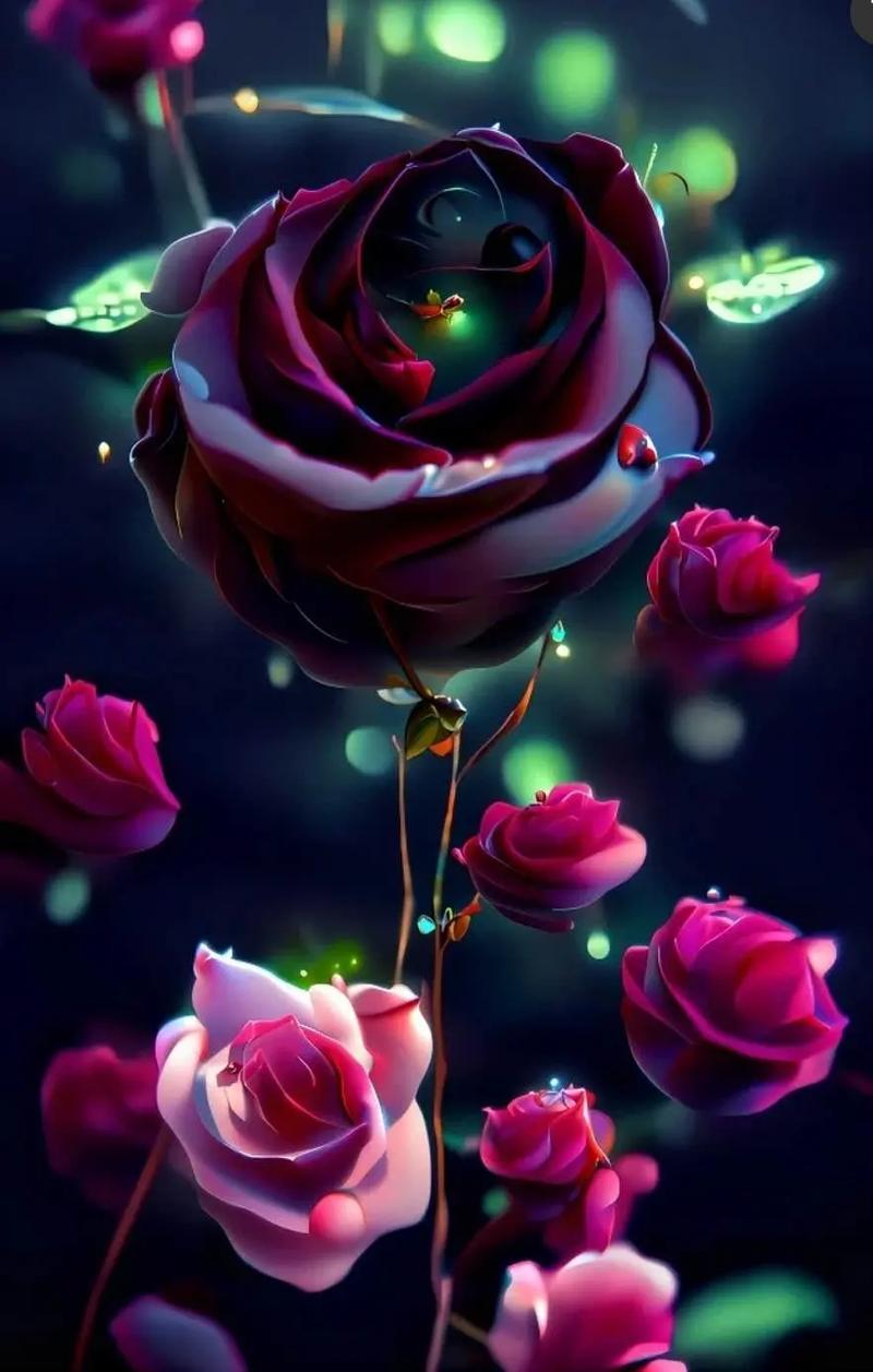 最美的一朵花 送给你#抖音图文来了 #抖音网红壁纸 #ai绘 - 抖音