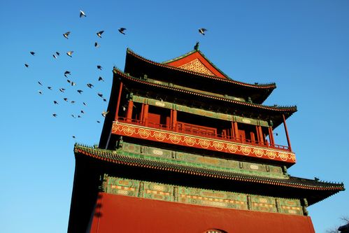 钟鼓楼坐落在南北中轴线北端,是古老北京晨钟暮鼓的载体