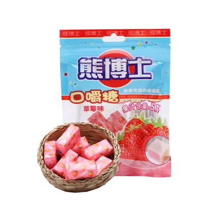 徐福记熊博士草莓60克食用口嚼糖