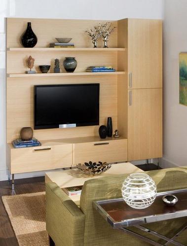 实木家具小户型中式风格客厅电视柜效果图大全