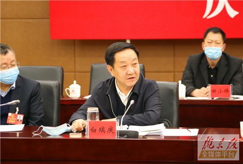 省十三届人大四次会议庆阳代表团继续审议省政府工作报告