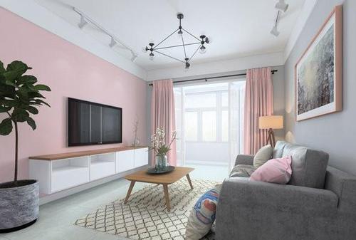 客厅墙面灰色,配什么颜色的电视墙好呢?