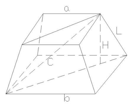 已知正四棱台的高,侧棱,对角线的长分别为7cm,9cm,11cm,求它的表面积