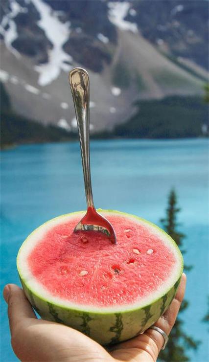 凉爽夏日水果手机壁纸清新好看的草莓西瓜柠檬蓝莓壁纸图片