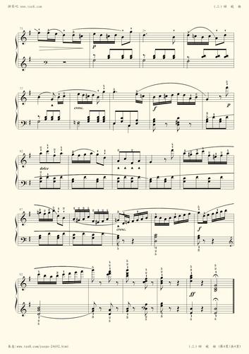 钢琴谱 - 回旋曲(op.151 no.1 )考级