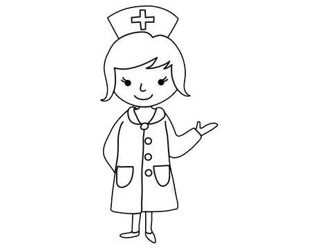 手绘护士的画法步骤教程-黄鹤楼动漫动画片设计制作公司