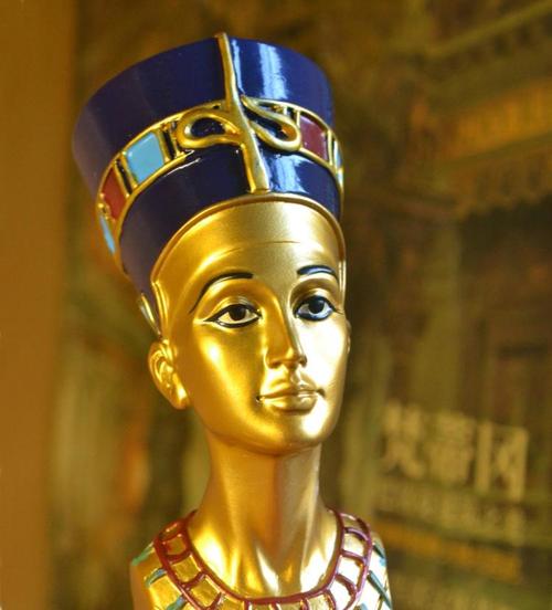 包邮现代简约家居大厅尼罗河装饰艳后摆设古埃及传奇人物雕塑摆件