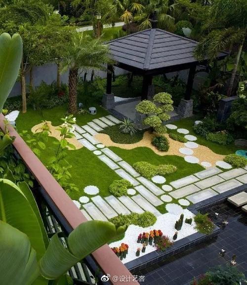 景观私宅别墅庭院设计一组