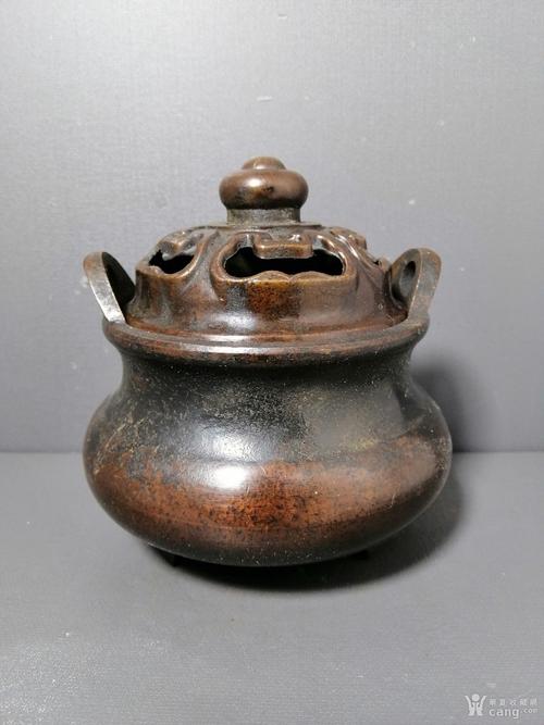 日本回流 铜器 熏香炉
