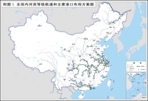 安徽段长江上下游各有一个物流网