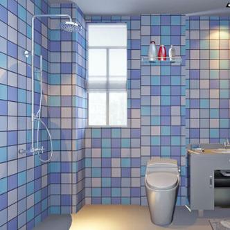 美克杰浴室卫生间贴纸防水墙贴洗澡间厕所自贴墙纸自粘厨房防油瓷砖